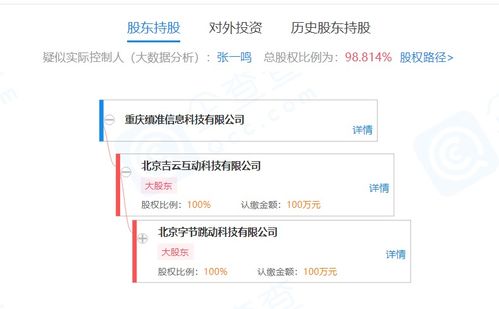 字節(jié)跳動(dòng)關(guān)聯(lián)公司布局信息系統(tǒng)集成服務(wù)，投資成立重慶縝準(zhǔn)信息科技